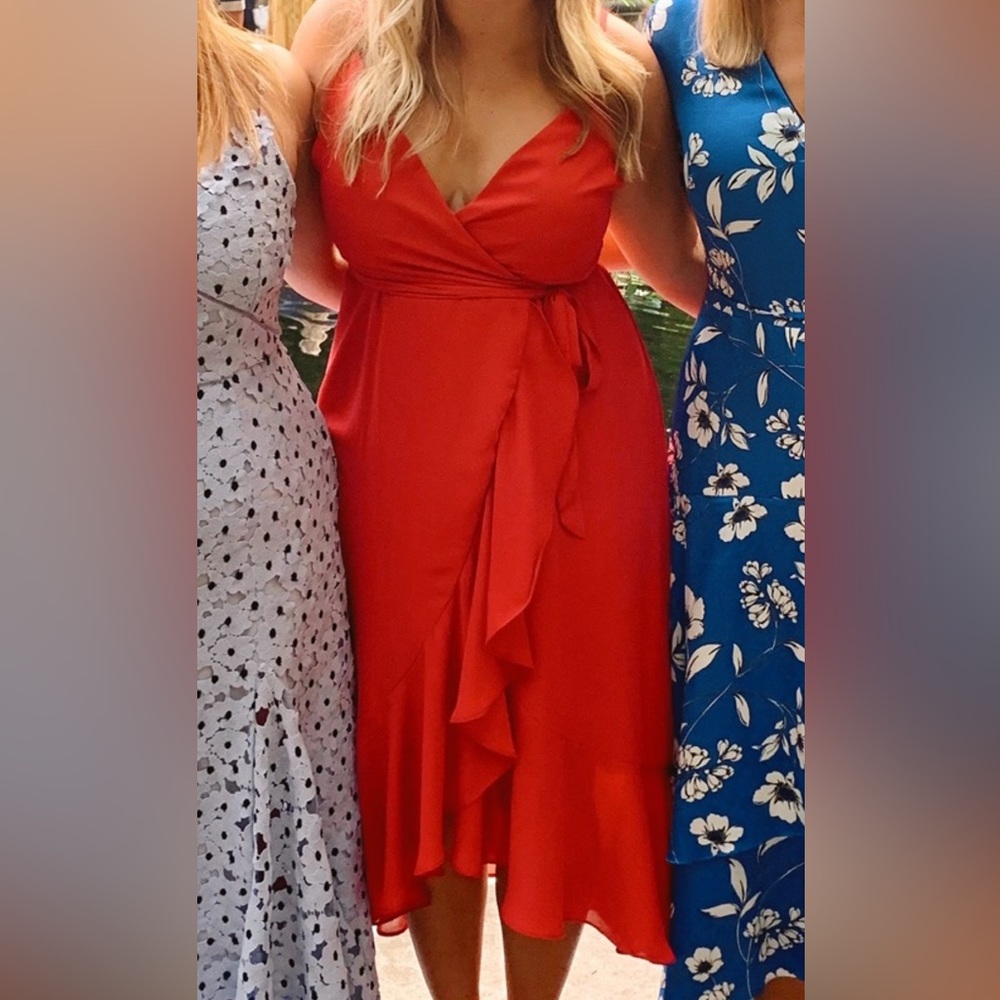 Lulus wrap dress, size medium